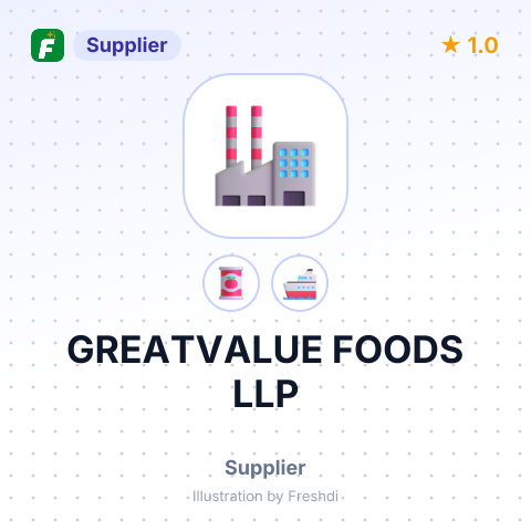 GREATVALUE FOODS LLP – summary card, no photo uploaded yet