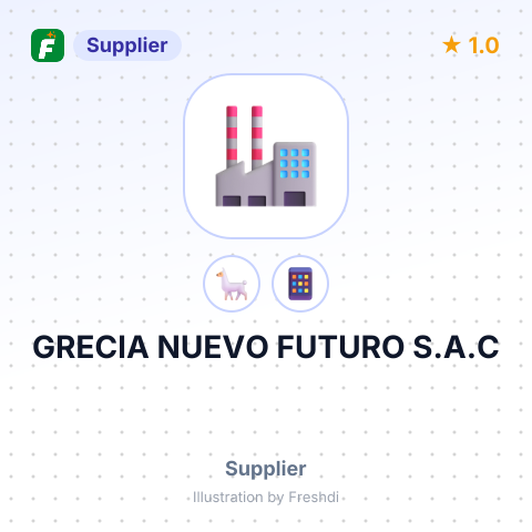 GRECIA NUEVO FUTURO S.A.C – summary card, no photo uploaded yet