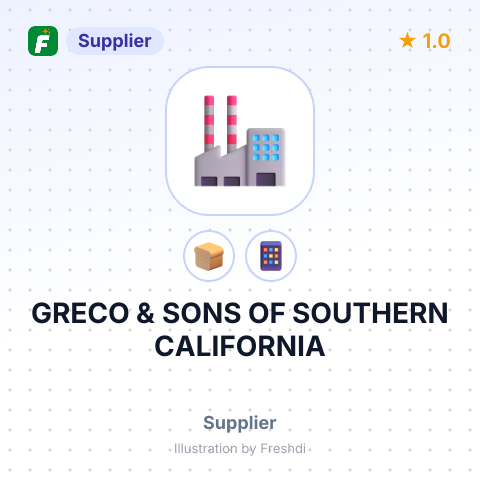GRECO & SONS OF SOUTHERN CALIFORNIA – summary card, no photo uploaded yet
