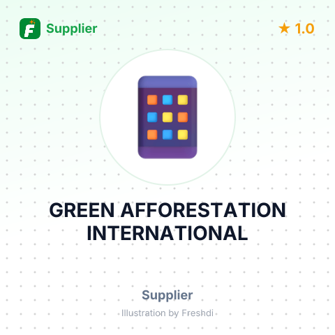 GREEN AFFORESTATION INTERNATIONAL – summary card, no photo uploaded yet
