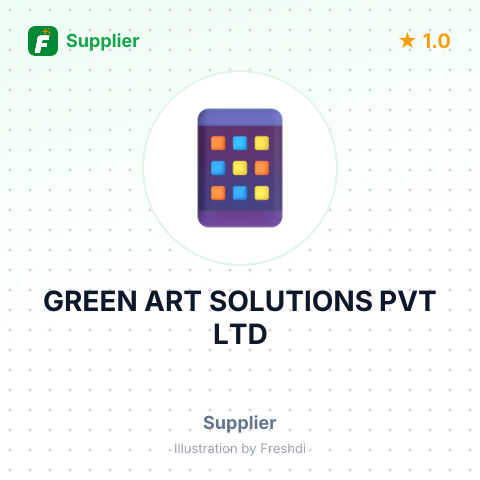 GREEN ART SOLUTIONS PVT LTD – summary card, no photo uploaded yet