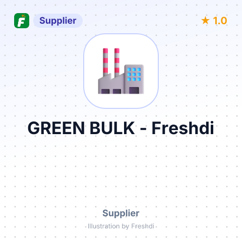 GREEN BULK – summary card, no photo uploaded yet