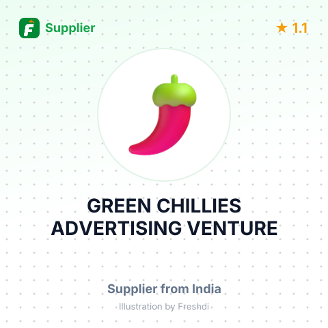 GREEN CHILLIES ADVERTISING VENTURE – summary card, no photo uploaded yet