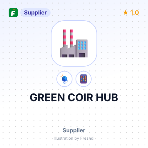 GREEN COIR HUB – summary card, no photo uploaded yet