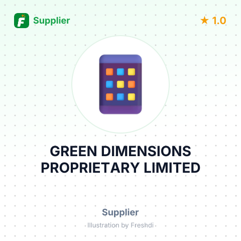 GREEN DIMENSIONS PROPRIETARY LIMITED – summary card, no photo uploaded yet