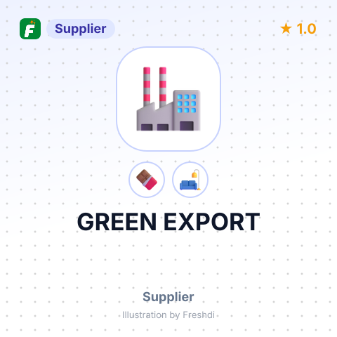 GREEN EXPORT – summary card, no photo uploaded yet