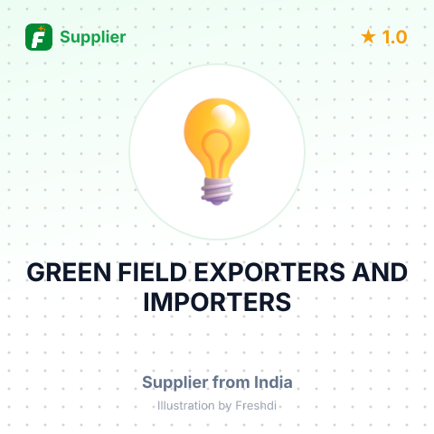 GREEN FIELD EXPORTERS AND IMPORTERS – summary card, no photo uploaded yet