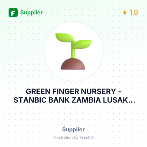 GREEN FINGER NURSERY - STANBIC BANK ZAMBIA LUSAKA ZAMBIA – summary card, no photo uploaded yet