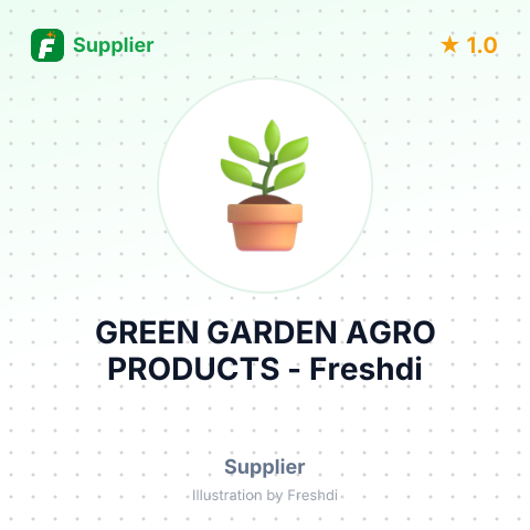 GREEN GARDEN AGRO PRODUCTS – summary card, no photo uploaded yet