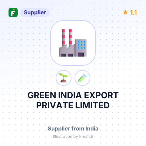 GREEN INDIA EXPORT PRIVATE LIMITED – summary card, no photo uploaded yet