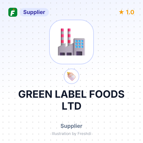 GREEN LABEL FOODS LTD – summary card, no photo uploaded yet