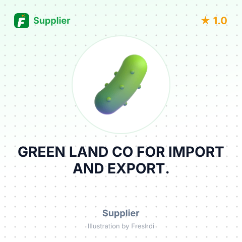GREEN LAND CO FOR IMPORT AND EXPORT. – summary card, no photo uploaded yet