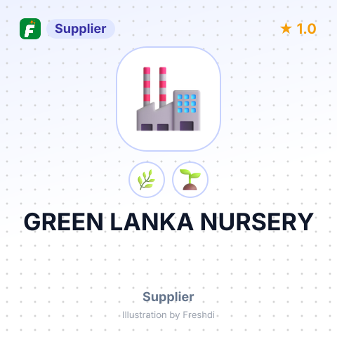 GREEN LANKA NURSERY – summary card, no photo uploaded yet
