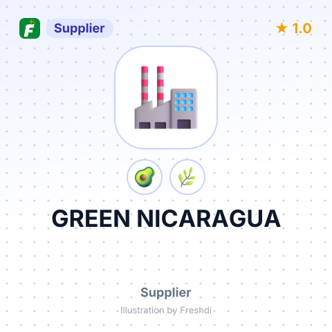 GREEN NICARAGUA – summary card, no photo uploaded yet