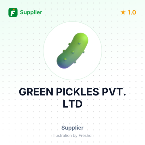 GREEN PICKLES PVT. LTD – summary card, no photo uploaded yet