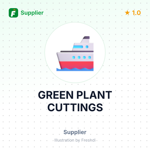 GREEN PLANT CUTTINGS – summary card, no photo uploaded yet