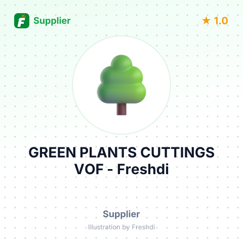 GREEN PLANTS CUTTINGS VOF – summary card, no photo uploaded yet