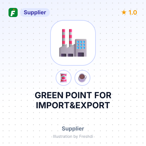GREEN POINT FOR IMPORT&EXPORT – summary card, no photo uploaded yet