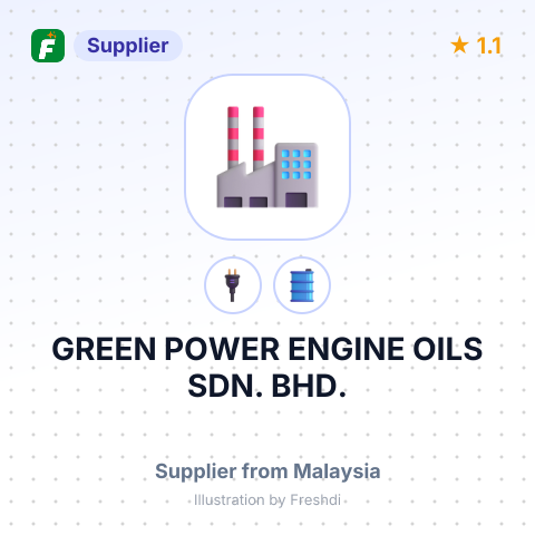 GREEN POWER ENGINE OILS SDN. BHD. – summary card, no photo uploaded yet