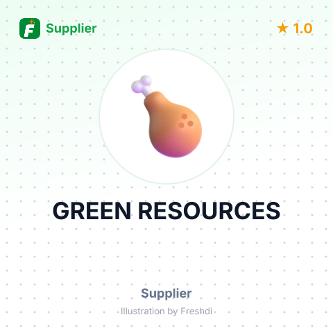 GREEN RESOURCES – summary card, no photo uploaded yet