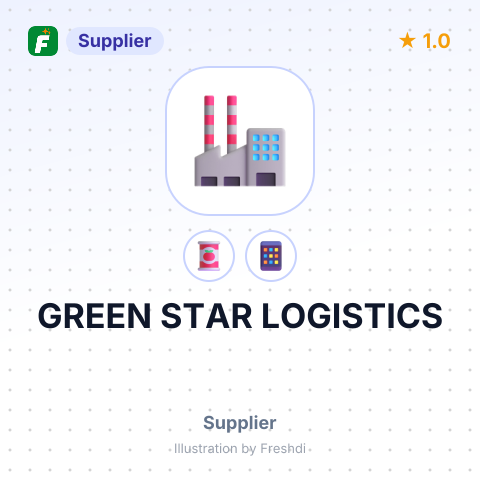 GREEN STAR LOGISTICS – summary card, no photo uploaded yet