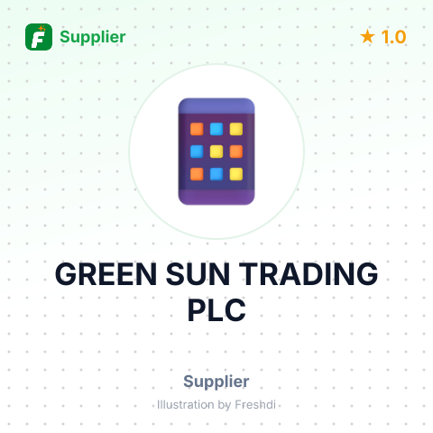 GREEN SUN TRADING PLC – summary card, no photo uploaded yet