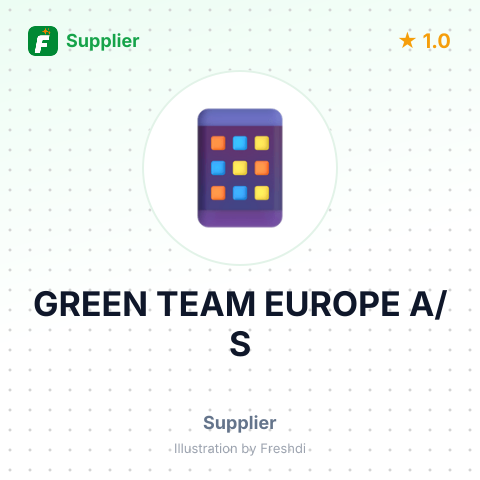 GREEN TEAM EUROPE A/S – summary card, no photo uploaded yet