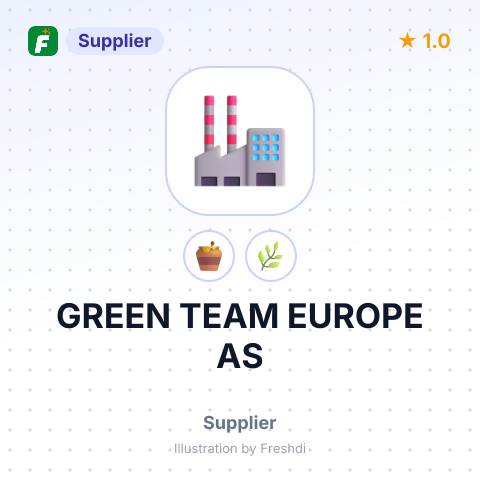 GREEN TEAM EUROPE AS – summary card, no photo uploaded yet