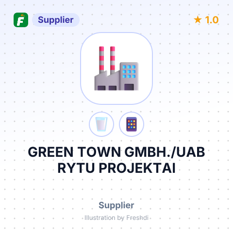 GREEN TOWN GMBH./UAB RYTU PROJEKTAI – summary card, no photo uploaded yet