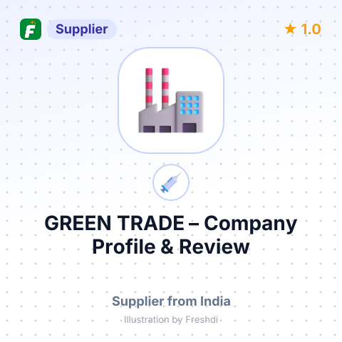 GREEN TRADE – summary card, no photo uploaded yet