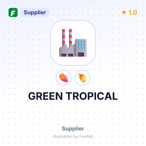 GREEN TROPICAL – summary card, no photo uploaded yet