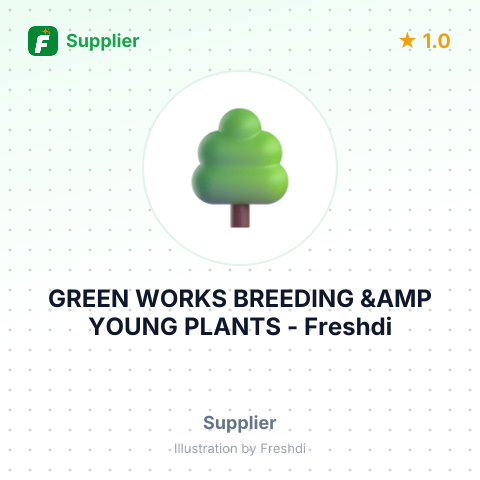 GREEN WORKS BREEDING &AMP YOUNG PLANTS – summary card, no photo uploaded yet