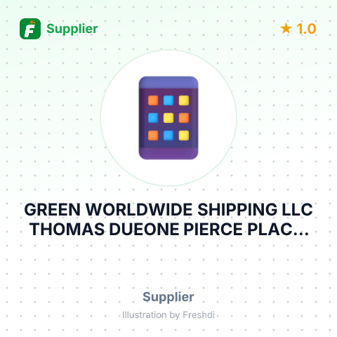 GREEN WORLDWIDE SHIPPING LLC THOMAS DUEONE PIERCE PLACE, SUITE – summary card, no photo uploaded yet