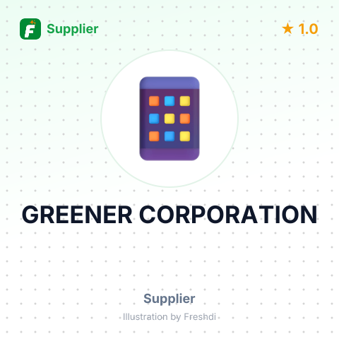GREENER CORPORATION – summary card, no photo uploaded yet