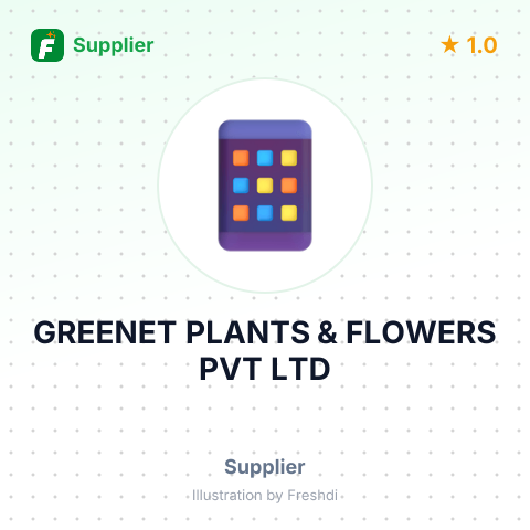 GREENET PLANTS & FLOWERS PVT LTD – summary card, no photo uploaded yet
