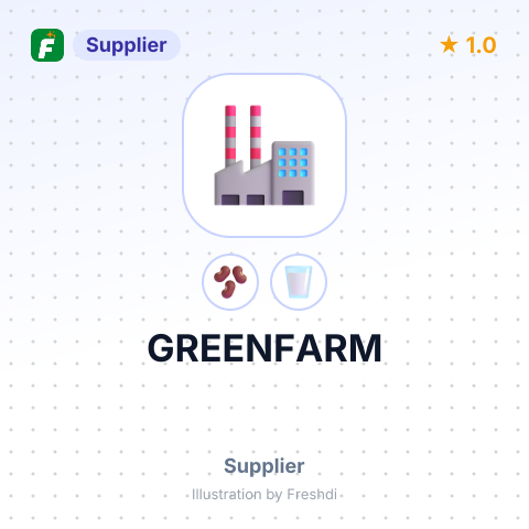 GREENFARM – summary card, no photo uploaded yet