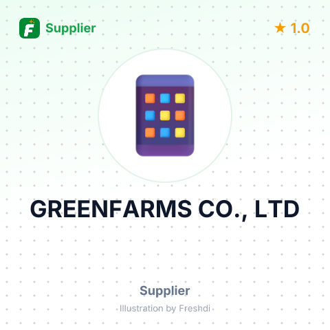 GREENFARMS CO., LTD – summary card, no photo uploaded yet