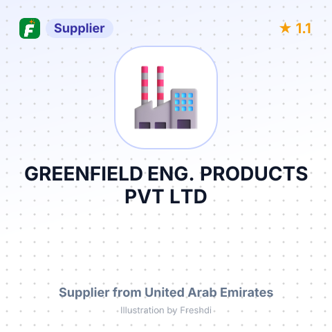 GREENFIELD ENG. PRODUCTS PVT LTD – summary card, no photo uploaded yet