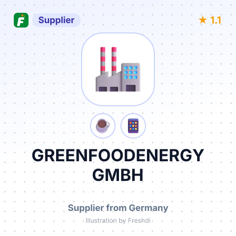 GREENFOODENERGY GMBH – summary card, no photo uploaded yet