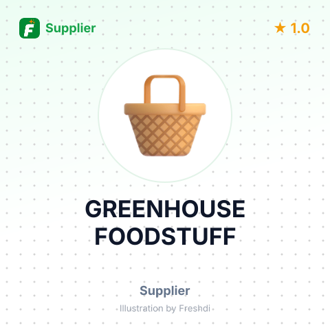 GREENHOUSE FOODSTUFF – summary card, no photo uploaded yet
