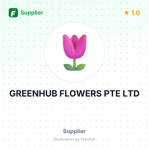 GREENHUB FLOWERS PTE LTD – summary card, no photo uploaded yet