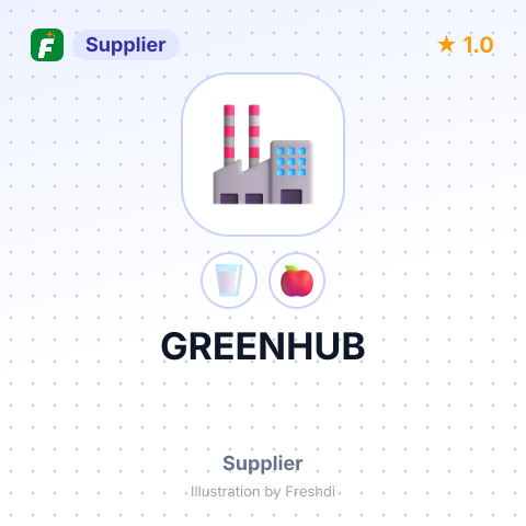 GREENHUB – summary card, no photo uploaded yet