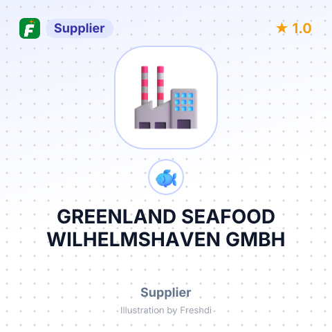GREENLAND SEAFOOD WILHELMSHAVEN GMBH – summary card, no photo uploaded yet
