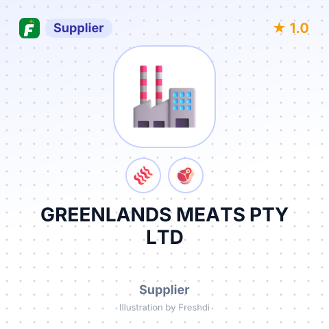 GREENLANDS MEATS PTY LTD – summary card, no photo uploaded yet