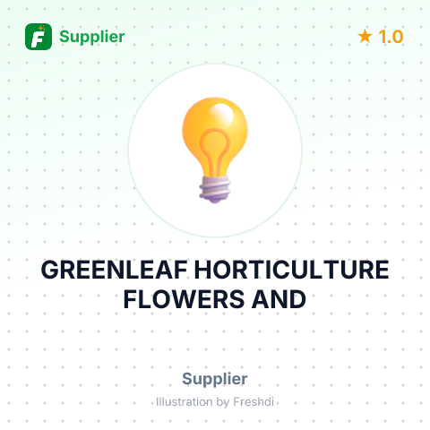 GREENLEAF HORTICULTURE FLOWERS AND – summary card, no photo uploaded yet