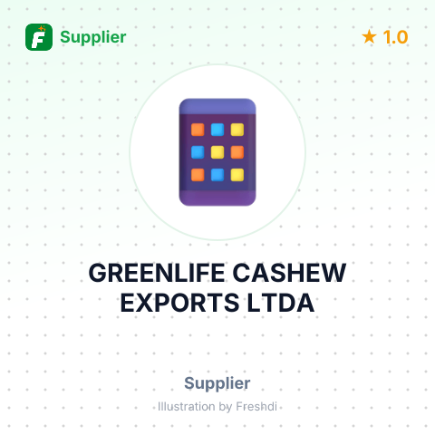 GREENLIFE CASHEW EXPORTS LTDA – summary card, no photo uploaded yet