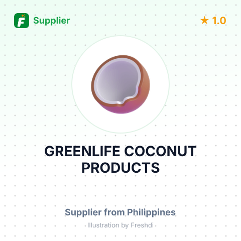 GREENLIFE COCONUT PRODUCTS – summary card, no photo uploaded yet