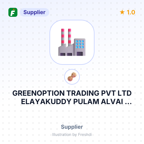 GREENOPTION TRADING PVT LTD ELAYAKUDDY PULAM ALVAI NORTH WEST ALVAI EXPORTS ONLY TSO - VAT DDC RMU ORDER – summary card, no photo uploaded yet