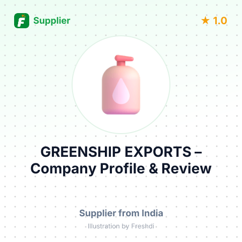 GREENSHIP EXPORTS – summary card, no photo uploaded yet