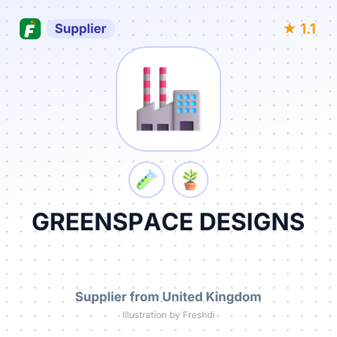 GREENSPACE DESIGNS – summary card, no photo uploaded yet